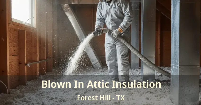 Blown In Attic Insulation Forest Hill - TX