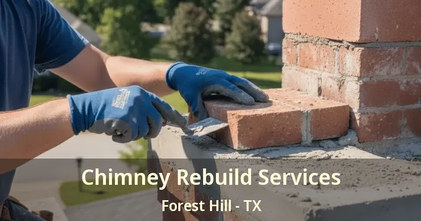 Chimney Rebuild Services Forest Hill - TX