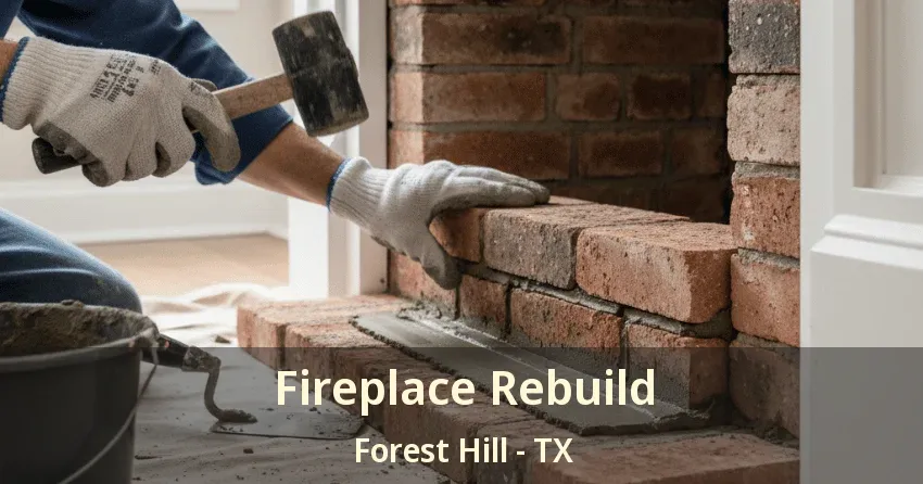 Fireplace Rebuild Forest Hill - TX