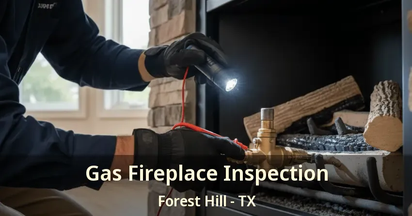 Gas Fireplace Inspection Forest Hill - TX