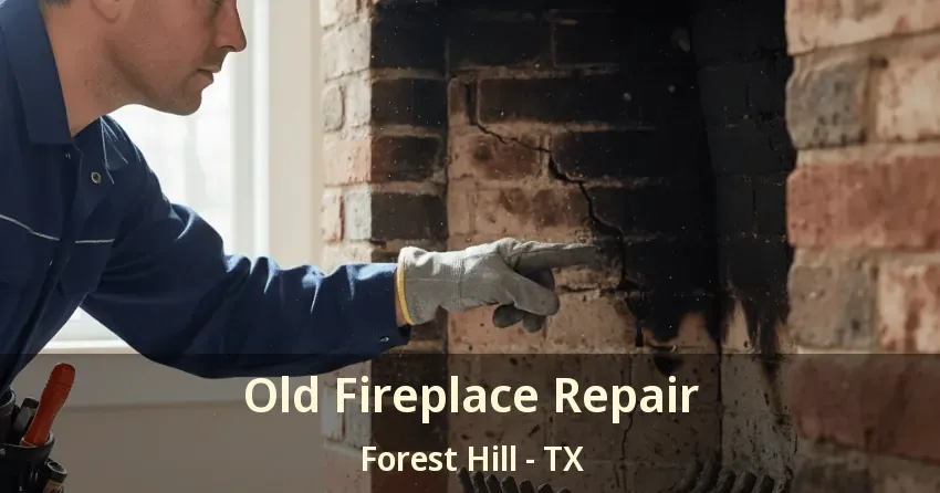 Old Fireplace Repair Forest Hill - TX